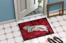 Load image into Gallery viewer, Westie Queen of Hearts Doormat - 18x27 Decorative Floor Mat – Indoor/Outdoor Rug with Artistic Flair PPP3283MAT