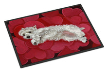 Load image into Gallery viewer, Westie Queen of Hearts Doormat - 18x27 Decorative Floor Mat – Indoor/Outdoor Rug with Artistic Flair PPP3283MAT
