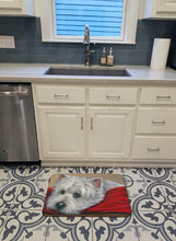 Load image into Gallery viewer, Westie Red Pillow Machine Washable Memory Foam Mat PPP3284RUG