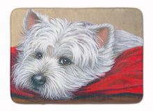 Load image into Gallery viewer, Westie Red Pillow Machine Washable Memory Foam Mat PPP3284RUG