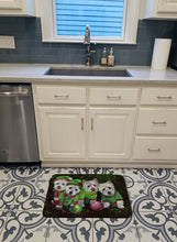 Load image into Gallery viewer, Westie Christmas Santa's Assistants Machine Washable Memory Foam Mat PPP3285RUG