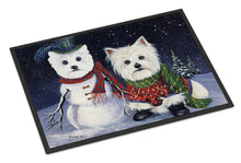 Load image into Gallery viewer, Westie Christmas Self Portrait Doormat - 18x27 Decorative Floor Mat – Indoor/Outdoor Rug with Artistic Flair PPP3286MAT