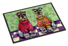 Load image into Gallery viewer, Schnauzer Love and Peace Doormat - 18x27 Decorative Floor Mat – Indoor/Outdoor Rug with Artistic Flair PPP3333MAT