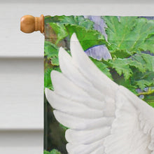 Load image into Gallery viewer, Swan Bathing at Waterfall Flag Canvas House Size PRS4001CHF
