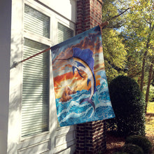 Load image into Gallery viewer, Sailfish at Sunset Flag Canvas House Size PRS4004CHF