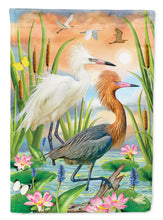Load image into Gallery viewer, Reddish Heron Two Phases Garden Flag – Decorative Outdoor Yard Flag PRS4006GF