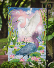 Load image into Gallery viewer, Little Blue And Snowy Heron Garden Flag – Decorative Outdoor Yard Flag PRS4010GF