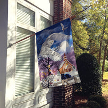 Load image into Gallery viewer, Owl Halloween Moon Flag Canvas House Size PRS4013CHF