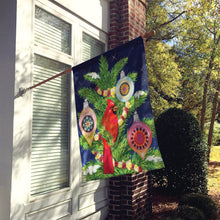 Load image into Gallery viewer, Cardinal's Christmas Dinner Flag Canvas House Size PRS4018CHF