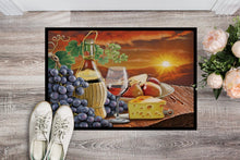 Load image into Gallery viewer, Chianti, Pears, Wine and Cheese Doormat - 24x36 Decorative Floor Mat – Indoor/Outdoor Rug with Artistic Flair PRS4029JMAT