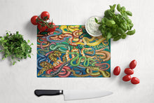 Load image into Gallery viewer, Snakes Glass Cutting Boards – Durable, Decorative Kitchen Art Large PRS4031LCB