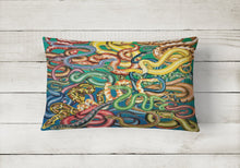 Load image into Gallery viewer, Snakes Canvas Fabric Decorative Pillow PRS4031PW1216