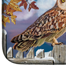 Load image into Gallery viewer, Short-Eared Owl In The Churchyard Dish Drying Mat – Absorbent, Artistic Kitchen Essentials PRS4032DDM