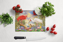 Load image into Gallery viewer, Scarlet And White Ibis Glass Cutting Boards – Durable, Decorative Kitchen Art Large PRS4033LCB