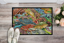 Load image into Gallery viewer, Scales and Tails, Snakes, Turtle, Reptiles Doormat - 24x36 Decorative Floor Mat – Indoor/Outdoor Rug with Artistic Flair PRS4034JMAT