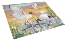 Load image into Gallery viewer, Sacred Ibis Glass Cutting Boards – Durable, Decorative Kitchen Art Large PRS4035LCB