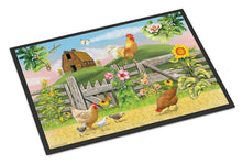 Load image into Gallery viewer, Rooster On Fence Doormat - 24x36 Decorative Floor Mat – Indoor/Outdoor Rug with Artistic Flair PRS4037JMAT
