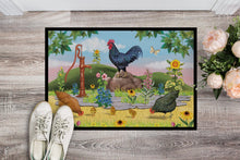 Load image into Gallery viewer, Rooster And Water Pump Doormat - 24x36 Decorative Floor Mat – Indoor/Outdoor Rug with Artistic Flair PRS4039JMAT