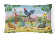 Load image into Gallery viewer, Rooster And Water Pump Canvas Fabric Decorative Pillow PRS4039PW1216