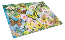 Load image into Gallery viewer, North American Butterflies Glass Cutting Boards – Durable, Decorative Kitchen Art Large PRS4043LCB