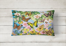 Load image into Gallery viewer, North American Butterflies Canvas Fabric Decorative Pillow PRS4043PW1216