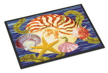 Load image into Gallery viewer, Nautilus And Gulf And Sundial Doormat - 24x36 Decorative Floor Mat – Indoor/Outdoor Rug with Artistic Flair PRS4044JMAT