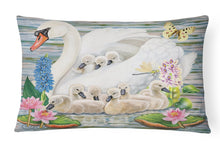 Load image into Gallery viewer, Mother Swan Canvas Fabric Decorative Pillow PRS4045PW1216