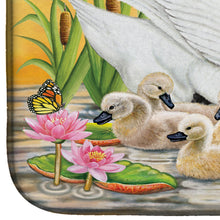 Load image into Gallery viewer, Mother Swan At Sunset Dish Drying Mat – Absorbent, Artistic Kitchen Essentials PRS4046DDM