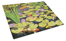 Load image into Gallery viewer, Koi Pond II Glass Cutting Boards – Durable, Decorative Kitchen Art Large PRS4050LCB