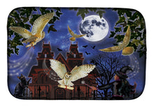 Load image into Gallery viewer, Halloween Owl Express Dish Drying Mat – Absorbent, Artistic Kitchen Essentials PRS4051DDM
