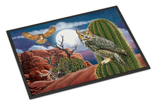 Load image into Gallery viewer, Great Horned Owl In The Desert Doormat - 24x36 Decorative Floor Mat – Indoor/Outdoor Rug with Artistic Flair PRS4052JMAT