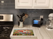 Load image into Gallery viewer, Flamingos Glass Cutting Boards – Durable, Decorative Kitchen Art Large PRS4054LCB