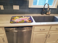 Load image into Gallery viewer, Conch And Starfish Dish Drying Mat – Absorbent, Artistic Kitchen Essentials PRS4058DDM