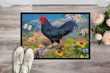 Load image into Gallery viewer, Black Rooster Doormat - 24x36 Decorative Floor Mat – Indoor/Outdoor Rug with Artistic Flair PRS4060JMAT