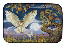 Load image into Gallery viewer, Barn Owl In The Apple Orchard Dish Drying Mat – Absorbent, Artistic Kitchen Essentials PRS4062DDM