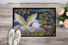 Load image into Gallery viewer, Barn Owl In The Apple Orchard Doormat - 24x36 Decorative Floor Mat – Indoor/Outdoor Rug with Artistic Flair PRS4062JMAT
