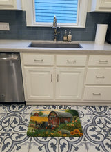 Load image into Gallery viewer, Sunflower Country Paradise Barn Machine Washable Memory Foam Mat PTW2003RUG