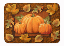 Load image into Gallery viewer, Pumpkins and Fall Leaves Machine Washable Memory Foam Mat PTW2009RUG