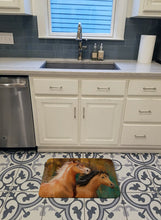 Load image into Gallery viewer, Horse Duo Machine Washable Memory Foam Mat PTW2021RUG