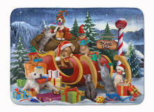 Load image into Gallery viewer, Animals Opening Christmas Presents Machine Washable Memory Foam Mat PTW2024RUG