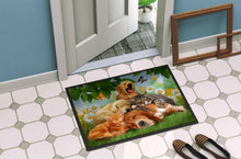 Load image into Gallery viewer, Golden Retriever, Labrador and Basset Hound Sleepy Heads Doormat - 18x27 Decorative Floor Mat – Indoor/Outdoor Rug with Artistic Flair PTW2049MAT