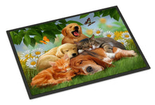 Load image into Gallery viewer, Golden Retriever, Labrador and Basset Hound Sleepy Heads Doormat - 18x27 Decorative Floor Mat – Indoor/Outdoor Rug with Artistic Flair PTW2049MAT