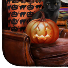 Load image into Gallery viewer, Halloween Black Cats Our Favorite Time Dish Drying Mat – Absorbent, Artistic Kitchen Essentials PTW2069DDM