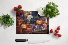 Load image into Gallery viewer, Halloween Black Cats Our Favorite Time Glass Cutting Boards – Durable, Decorative Kitchen Art Large PTW2069LCB