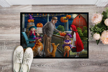 Load image into Gallery viewer, Halloween at Grandpa's Golden Retriever Doormat - 24x36 Decorative Floor Mat – Indoor/Outdoor Rug with Artistic Flair PTW2072JMAT