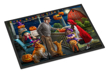 Load image into Gallery viewer, Halloween at Grandpa's Golden Retriever Doormat - 24x36 Decorative Floor Mat – Indoor/Outdoor Rug with Artistic Flair PTW2072JMAT