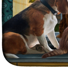 Load image into Gallery viewer, Beagle, Cats Back to School Dish Drying Mat – Absorbent, Artistic Kitchen Essentials PTW2074DDM