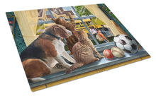 Load image into Gallery viewer, Beagle, Cats Back to School Glass Cutting Boards – Durable, Decorative Kitchen Art Large PTW2074LCB