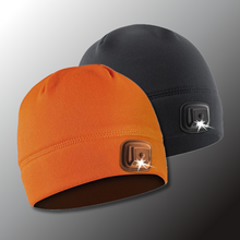 Load image into Gallery viewer, POWERCAP 3.0 Lighted Headlamp Fleece Beanies Rechargeable LED - 150 Lumens