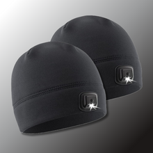 Load image into Gallery viewer, POWERCAP 3.0 Lighted Headlamp Fleece Beanies Rechargeable LED - 150 Lumens